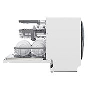 LG QuadWash ™ Steam-opvaskemaskine (Hvid) Energiklasse C, Auto Open Dry-funktion og Smart Diagnosis™ med Wi-Fi, SDU557HW