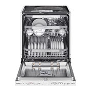 LG QuadWash ™ Steam-opvaskemaskine (Hvid) Energiklasse C, Auto Open Dry-funktion og Smart Diagnosis™ med Wi-Fi, SDU557HW