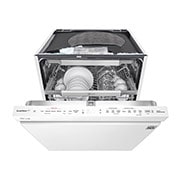 LG QuadWash ™ Steam-opvaskemaskine (Hvid) Energiklasse C, Auto Open Dry-funktion og Smart Diagnosis™ med Wi-Fi, SDU557HW