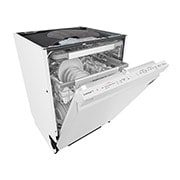 LG QuadWash ™ Steam-opvaskemaskine (Hvid) Energiklasse C, Auto Open Dry-funktion og Smart Diagnosis™ med Wi-Fi, SDU557HW
