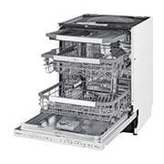 LG QuadWash ™ Steam-opvaskemaskine (Hvid) Energiklasse C, Auto Open Dry-funktion og Smart Diagnosis™ med Wi-Fi, SDU557HW