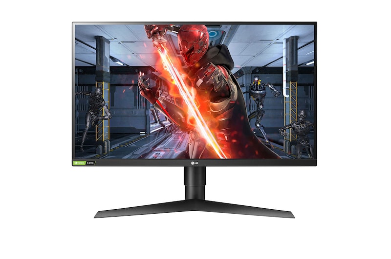 LG 27" Klasse UltraGear™ QHD IPS Gaming-skærm med G-Sync® kompatibel, 27GL83A-B