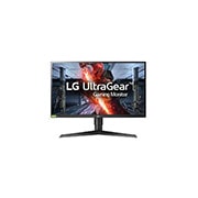 Visning forfra af LG 27GL850 27&#34; UltraGear™ nano-IPS-spilleskærm på 1 ms med G-Sync®-kompatibilitet 27GL850