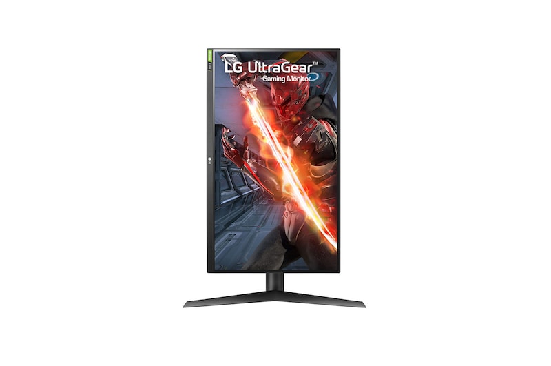 LG 27” UltraGear FHD IPS 1 ms 240Hz G-Sync-kompatibel HDR10 3-sidet virtuelt kantløs gaming-skærm, 27GN750-B