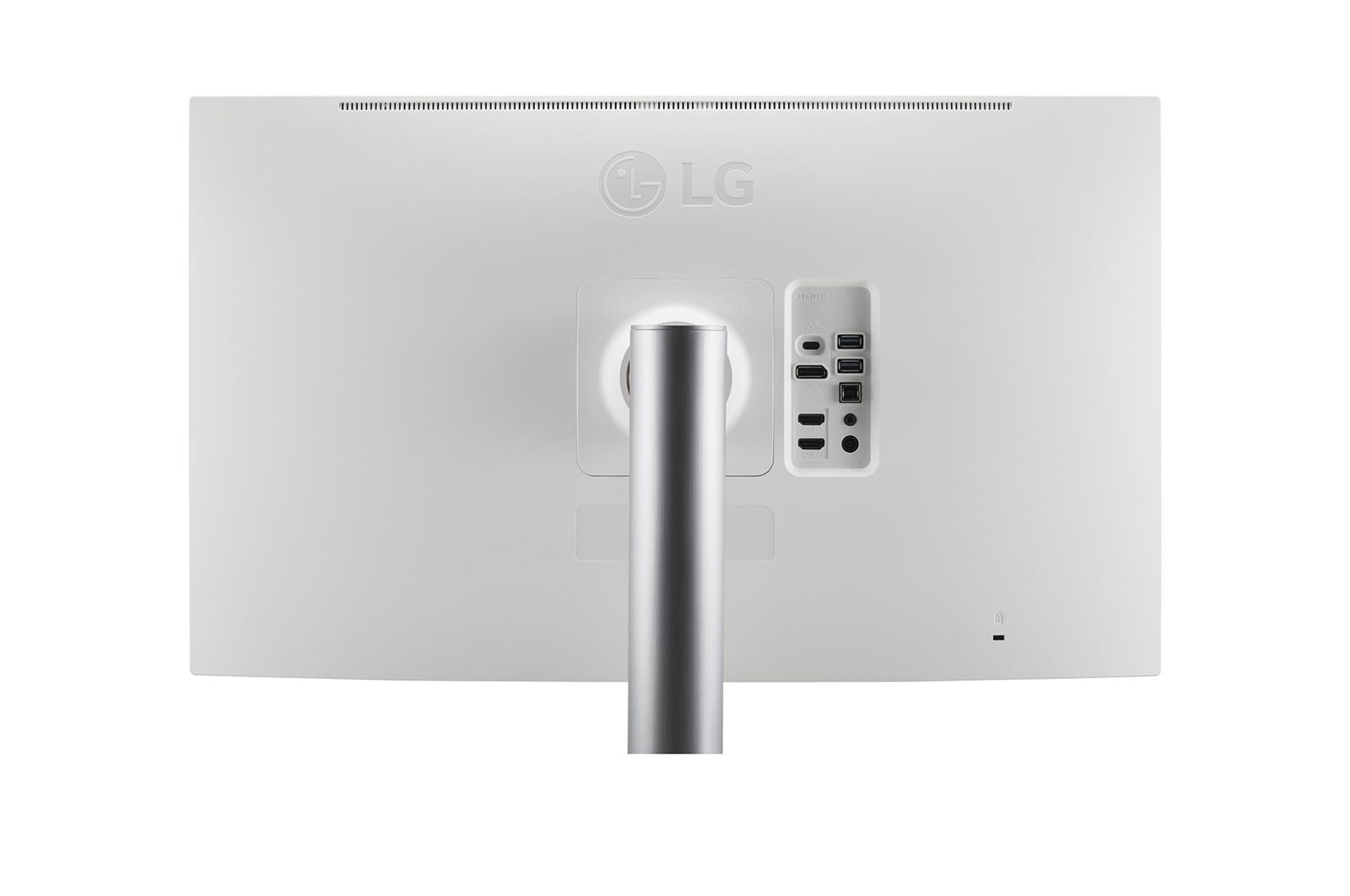 LG 27" UHD 4K Nano IPS Black-skærm med automatisk selvkalibrering, 27UQ85R-W