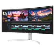LG 38WN95CP-W 38 tommers UltraWide QHD+ IPS buet skærm NVIDIA G-SYNC™-kompatibilitet, 38WN95CP-W