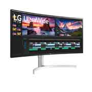 LG 38WN95CP-W 38 tommers UltraWide QHD+ IPS buet skærm NVIDIA G-SYNC™-kompatibilitet, 38WN95CP-W
