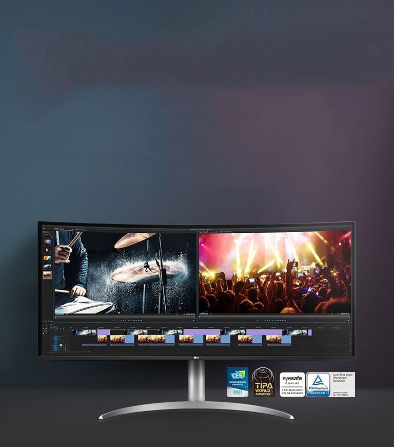 LG UltraWide™ skærm buet: Se mere – skab bedre