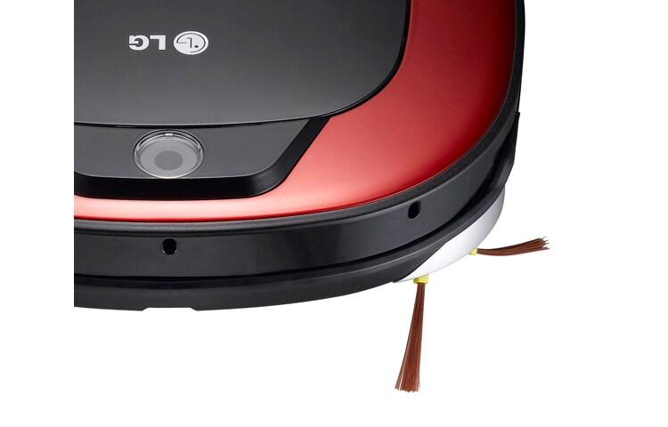 LG Ekstra effektiv rengøring i hjørner med to kameraer som kortlægger hjemmet. Lærefunktionen giver nøjagtig navigation., VR62601LV