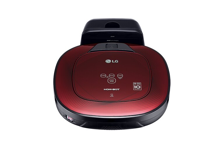LG Ekstra effektiv rengøring i hjørner med to kameraer som kortlægger hjemmet. Lærefunktionen giver nøjagtig navigation. Tilbehør for tørsvabring., VR62701LVM
