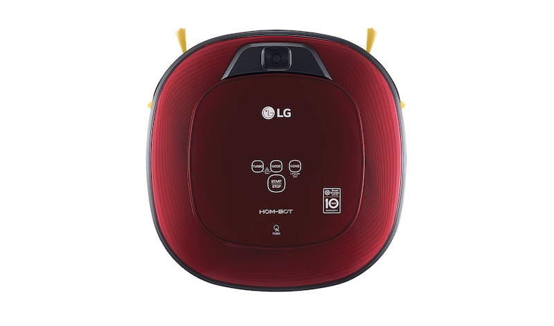 LG Ekstra effektiv rengøring i hjørner med to kameraer som kortlægger hjemmet. Lærefunktionen giver nøjagtig navigation. Tilbehør for tørsvabring., VR62701LVM