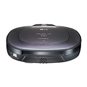 LG Ny robotstøvsuger i ocean black red farve med Smart Inverter Motor™ og alligevel grundig rengøring af hjørner, VR6270LVOB