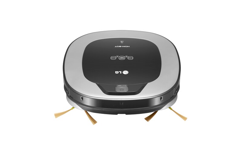 LG Effektiv rengøring i hjørner med sit firkantede design og ekstra lange børster. Lavt lydniveau og støvbeholder som er nem at tømme., VR6340LV