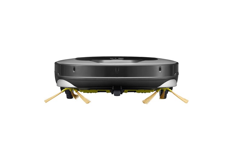 LG Effektiv rengøring i hjørner med sit firkantede design og ekstra lange børster. Lavt lydniveau og støvbeholder som er nem at tømme., VR6340LV