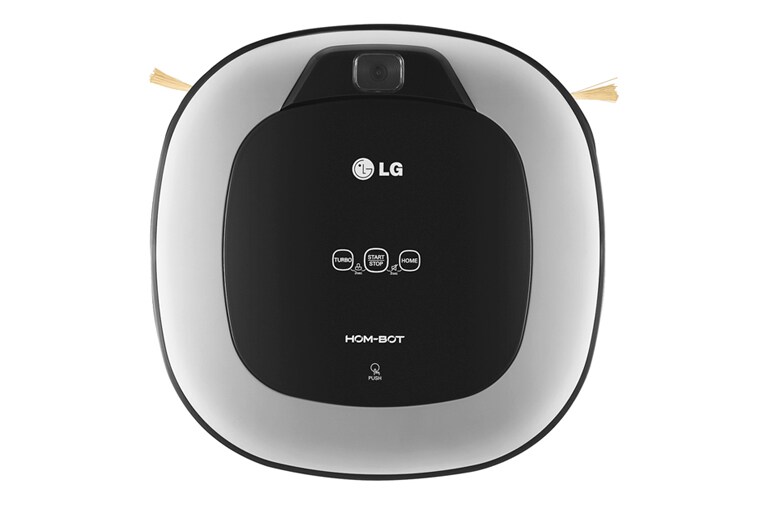 LG Effektiv rengøring i hjørner med sit firkantede design og ekstra lange børster. Lavt lydniveau og støvbeholder som er nem at tømme., VR6340LV