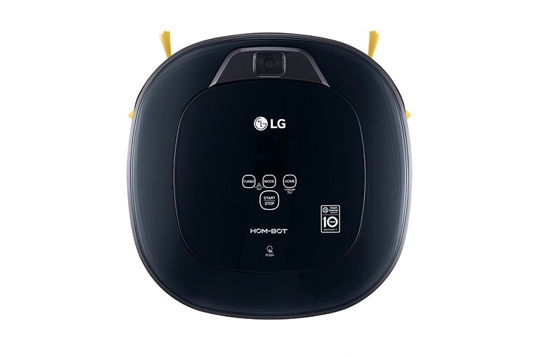 LG Ny robotstøvsuger i ocean black farve med Smart Inverter Motor ™ og alligevel grundig rengøring af hjørner, VR8600OB