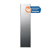 Visning forfra af 5.2kg LG Styler med spejldør, TrueSteam® og Wi-Fi S3MFC