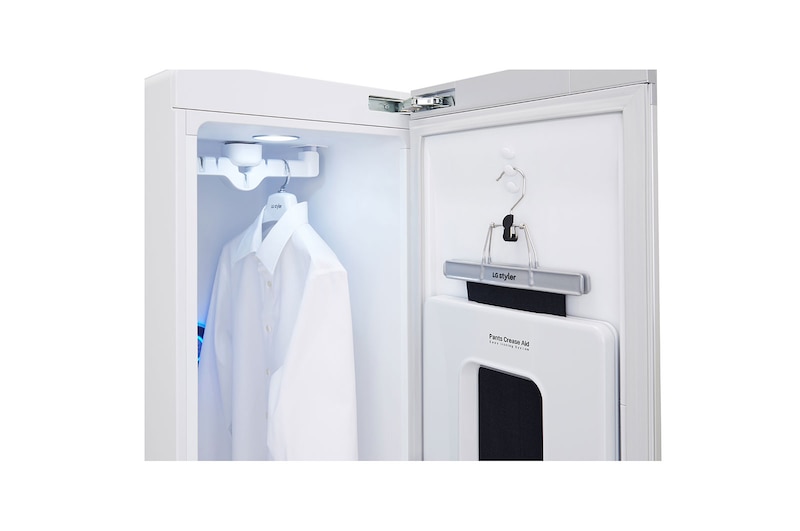 LG 5.2kg LG Styler med hvid dør, TrueSteam® og Wi-Fi, S3WF