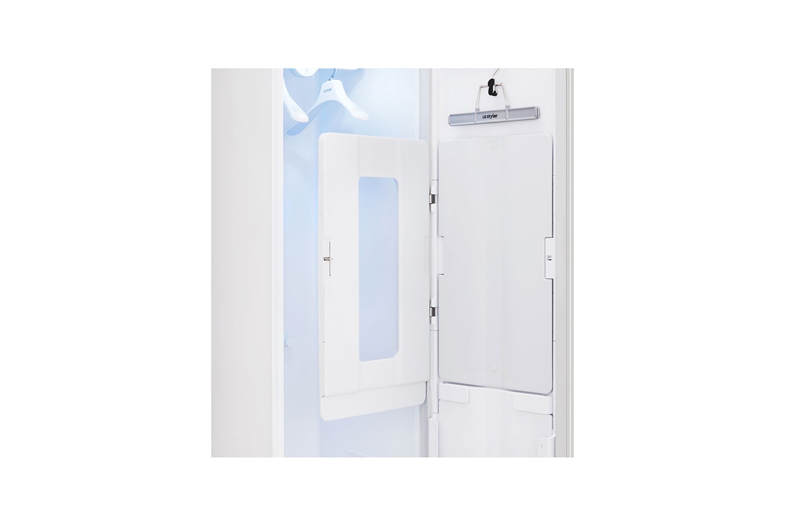 LG 5.2kg LG Styler med hvid dør, TrueSteam® og Wi-Fi, S3WF