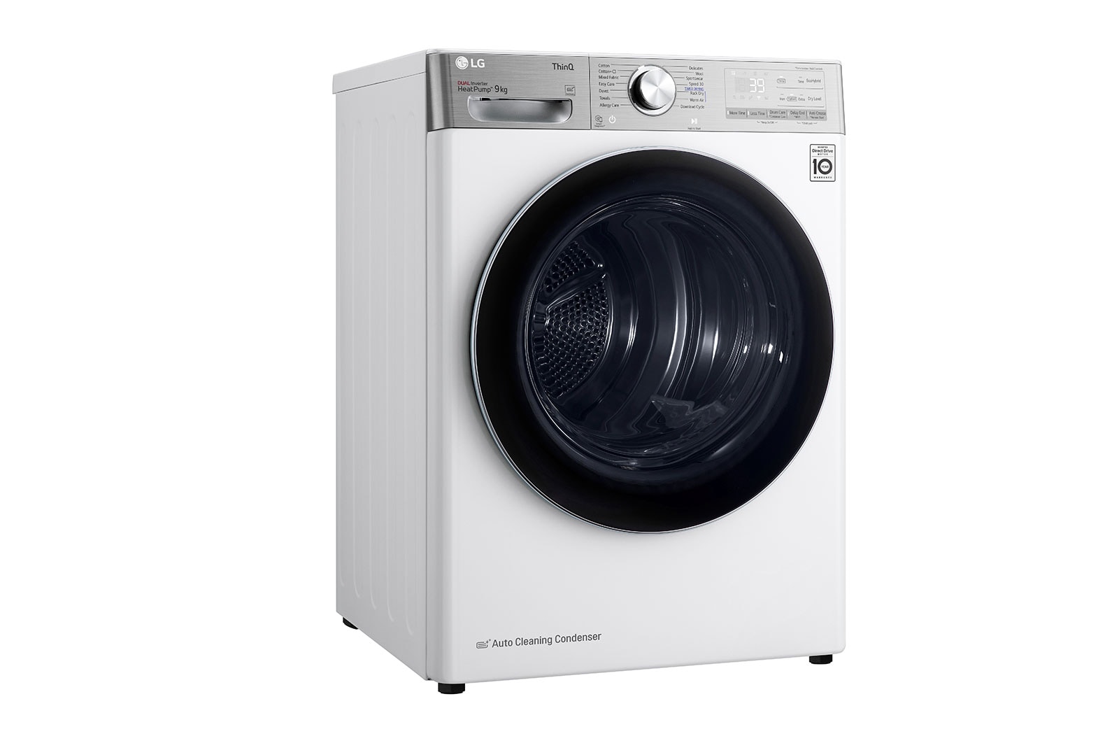 LG 9-kg DUAL Inverter Heat Pump™ -tørretumbler med ™ Eco Hybrid™ og Varmepumpe Teknologi, P0AVVR2W9