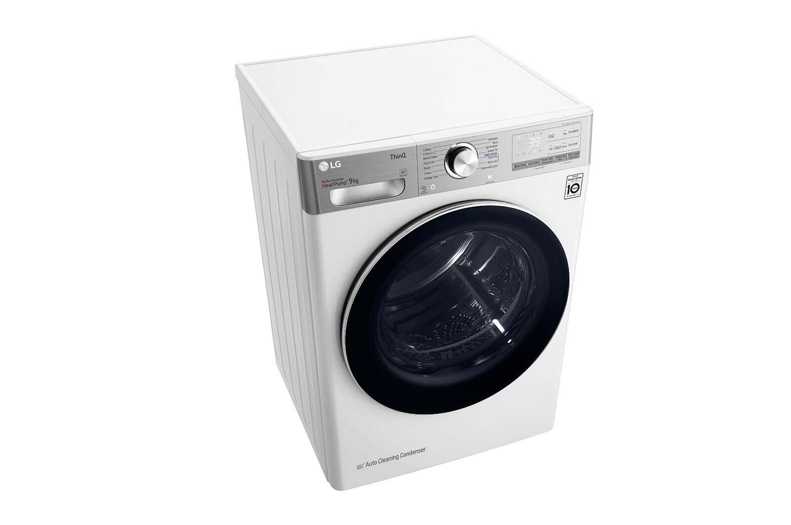 LG 9-kg DUAL Inverter Heat Pump™ -tørretumbler med ™ Eco Hybrid™ og Varmepumpe Teknologi, P0AVVR2W9
