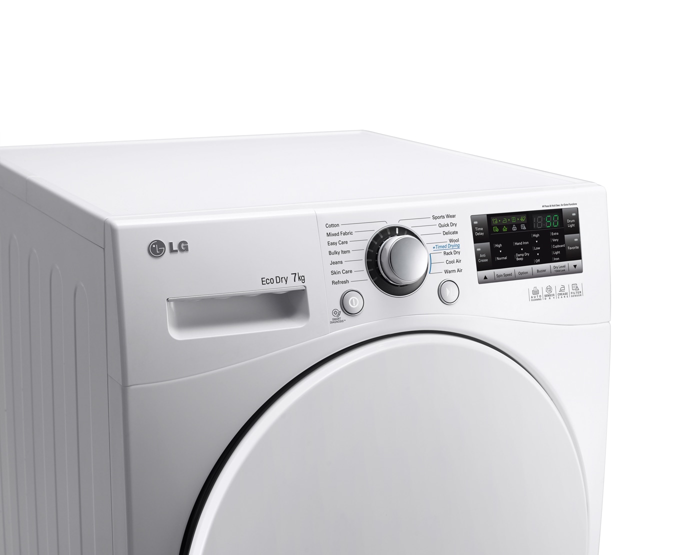 LG 7-KG TØRRETUMBLEREN MED VARMEPUMPETEKNOLOGI, RC7055AH1Z