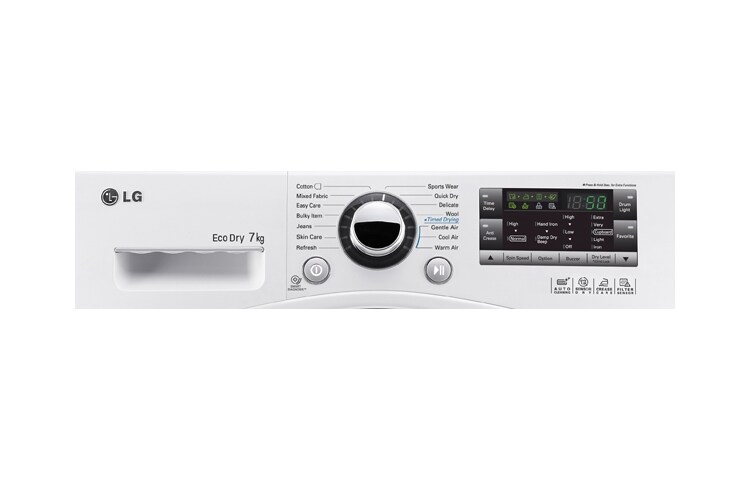 LG 7 KG TØRRETUMBLEREN MED VARMEPUMPETEKNOLOGI, RC7055AH6M