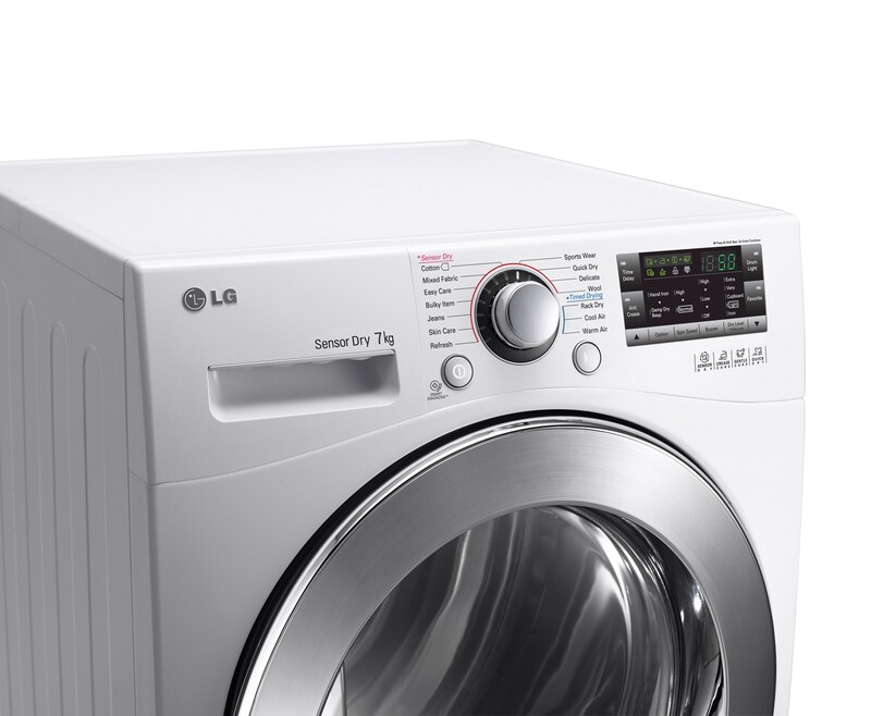 LG 7KG SKÅNSOM & HYGGELIG TØRRETUMBLER, RC7066A2Z