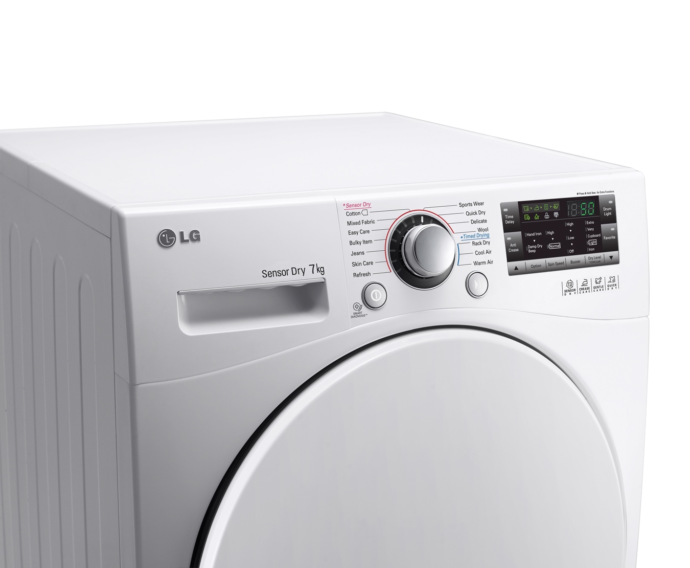 LG 7KG SKÅNSOM & HYGGELIG TØRRETUMBLER, RC7066A6Z