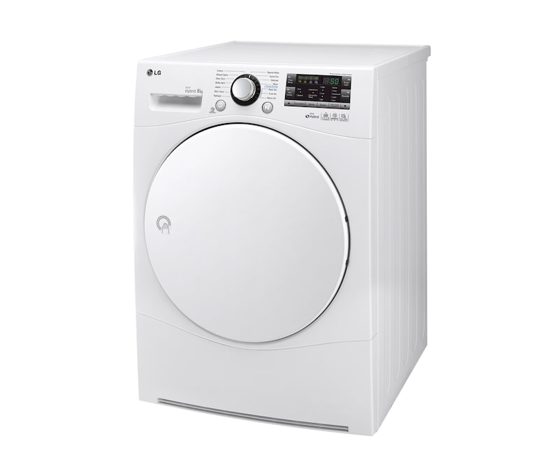 LG 8-KG ECO HYBRID TØRRETUMBLER VARMEPUMPETEKNOLOGI, RC8055AP1Z