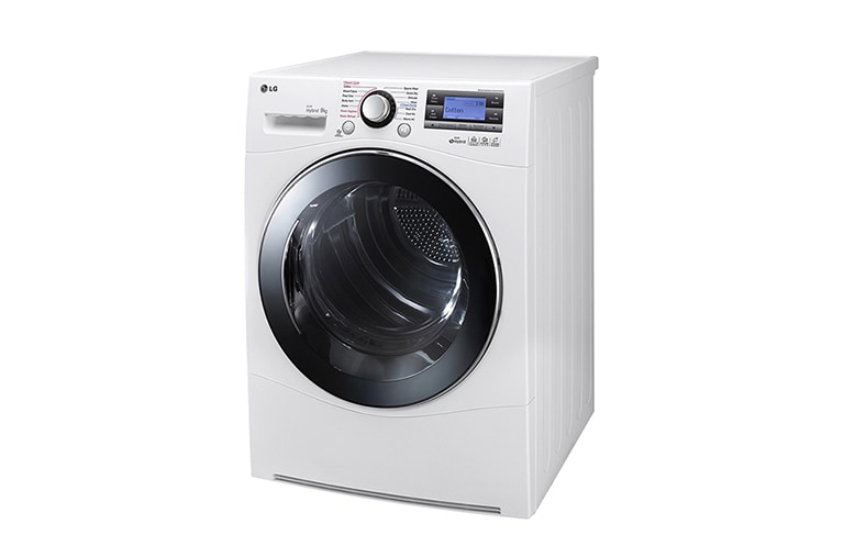LG 8-Kg Eco Hybrid Tørretumbler med Varmepumpeteknologi, RC8055AP2F
