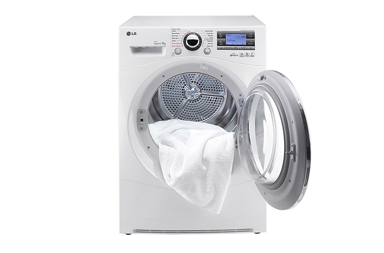 LG 8-Kg Eco Hybrid Tørretumbler med Varmepumpeteknologi, RC8055AP2F