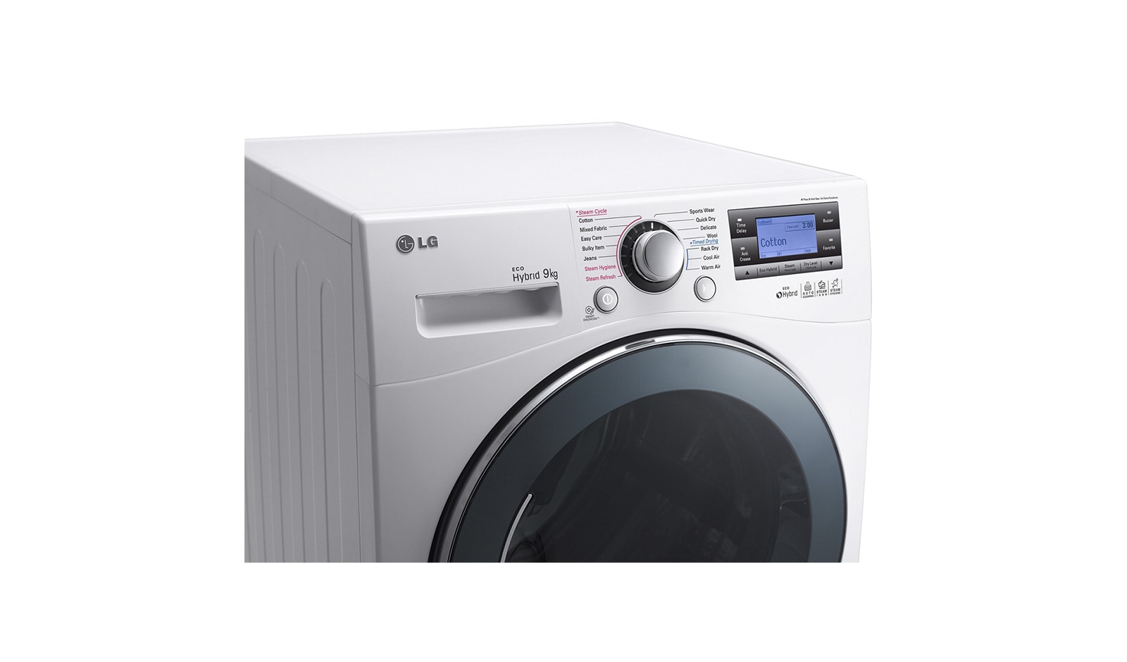 LG 8-Kg Eco Hybrid Tørretumbler med Varmepumpeteknologi, RC8055AP2F