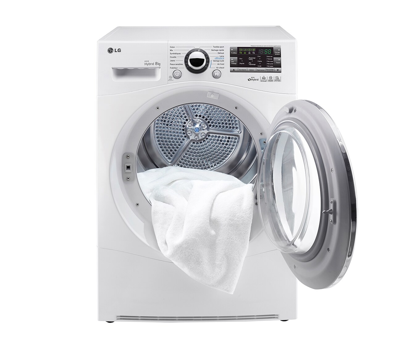 LG 8-KG ECO HYBRID TØRRETUMBLER VARMEPUMPETEKNOLOGI, RC8055AP2Z