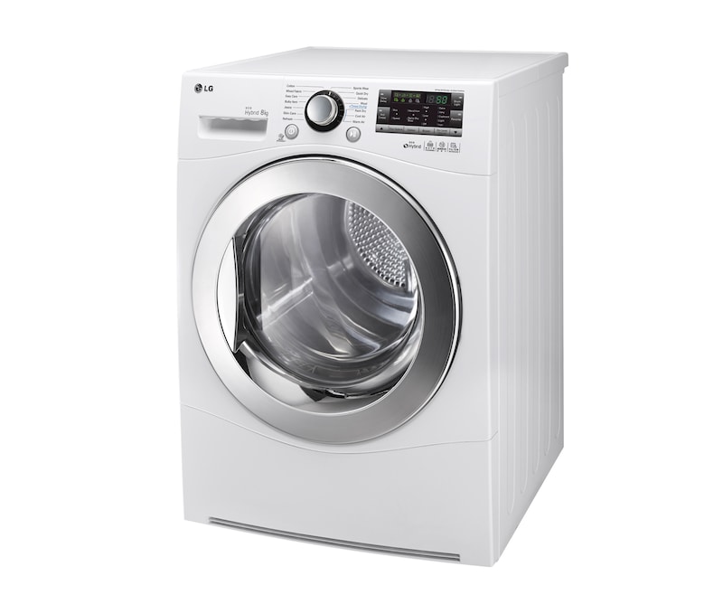 LG 8-KG ECO HYBRID TØRRETUMBLER VARMEPUMPETEKNOLOGI, RC8055AP2Z