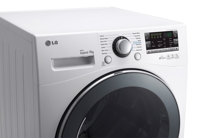 LG 8-KG ECO HYBRID TØRRETUMBLER VARMEPUMPETEKNOLOGI, RC8055AP3Z