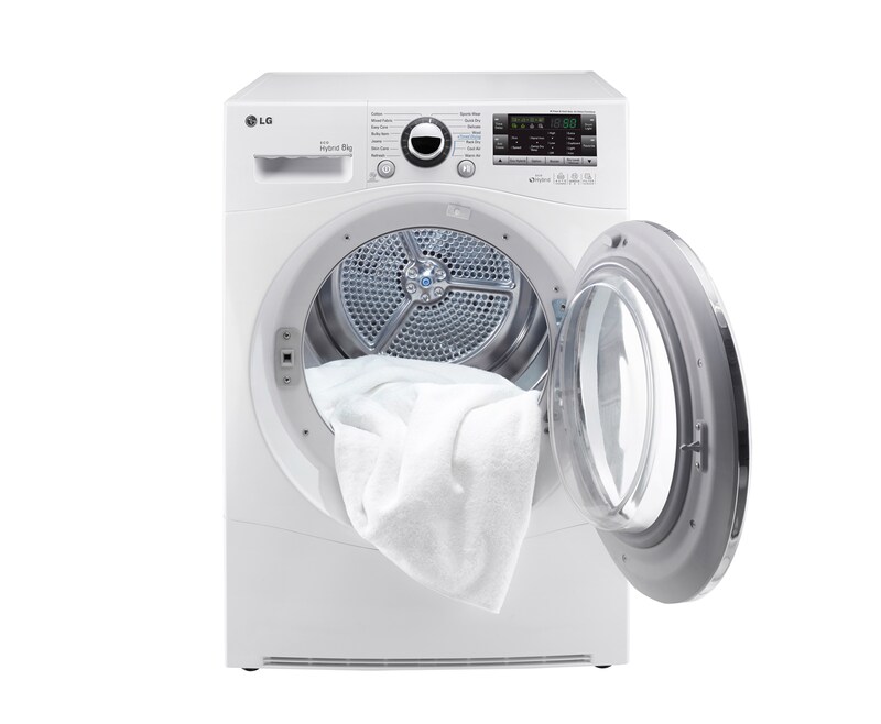 LG 8-KG ECO HYBRID TØRRETUMBLER VARMEPUMPETEKNOLOGI, RC8055AP3Z