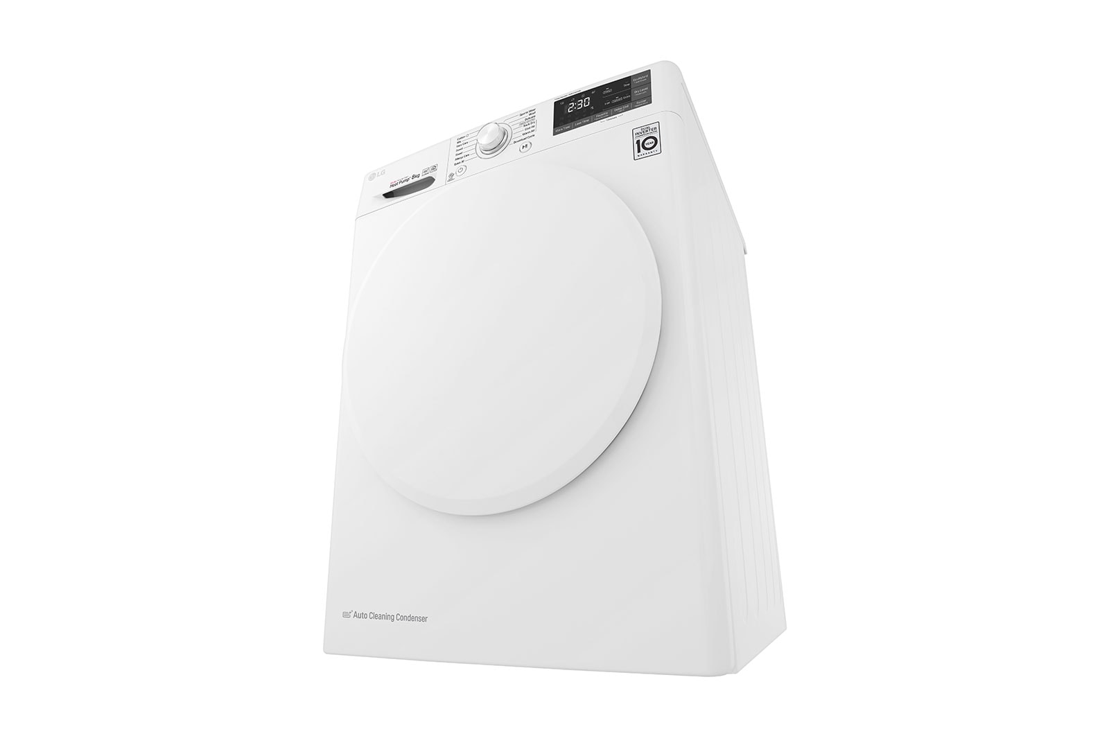 LG 8-kg DUAL Inverter Heat Pump™ -tørretumbler med ™ Eco Hybrid™ og Varmepumpe Teknologi, RC80S2AV0W