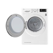 LG 8-kg DUAL Inverter Heat Pump™ -tørretumbler med ™ Eco Hybrid™ og Varmepumpe Teknologi, RC80U2AV0W