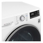 LG 8-kg DUAL Inverter Heat Pump™ -tørretumbler med ™ Eco Hybrid™ og Varmepumpe Teknologi, RC80U2AV3W