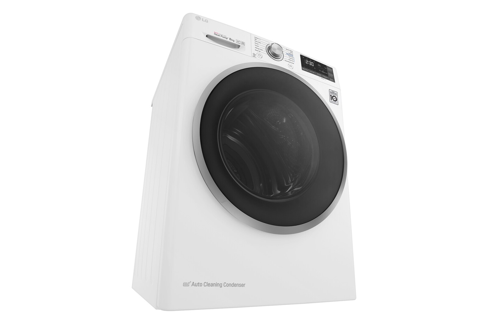 LG 8-kg DUAL Inverter Heat Pump™ -tørretumbler med ™ Eco Hybrid™ og Varmepumpe Teknologi, RC80U2AV3W