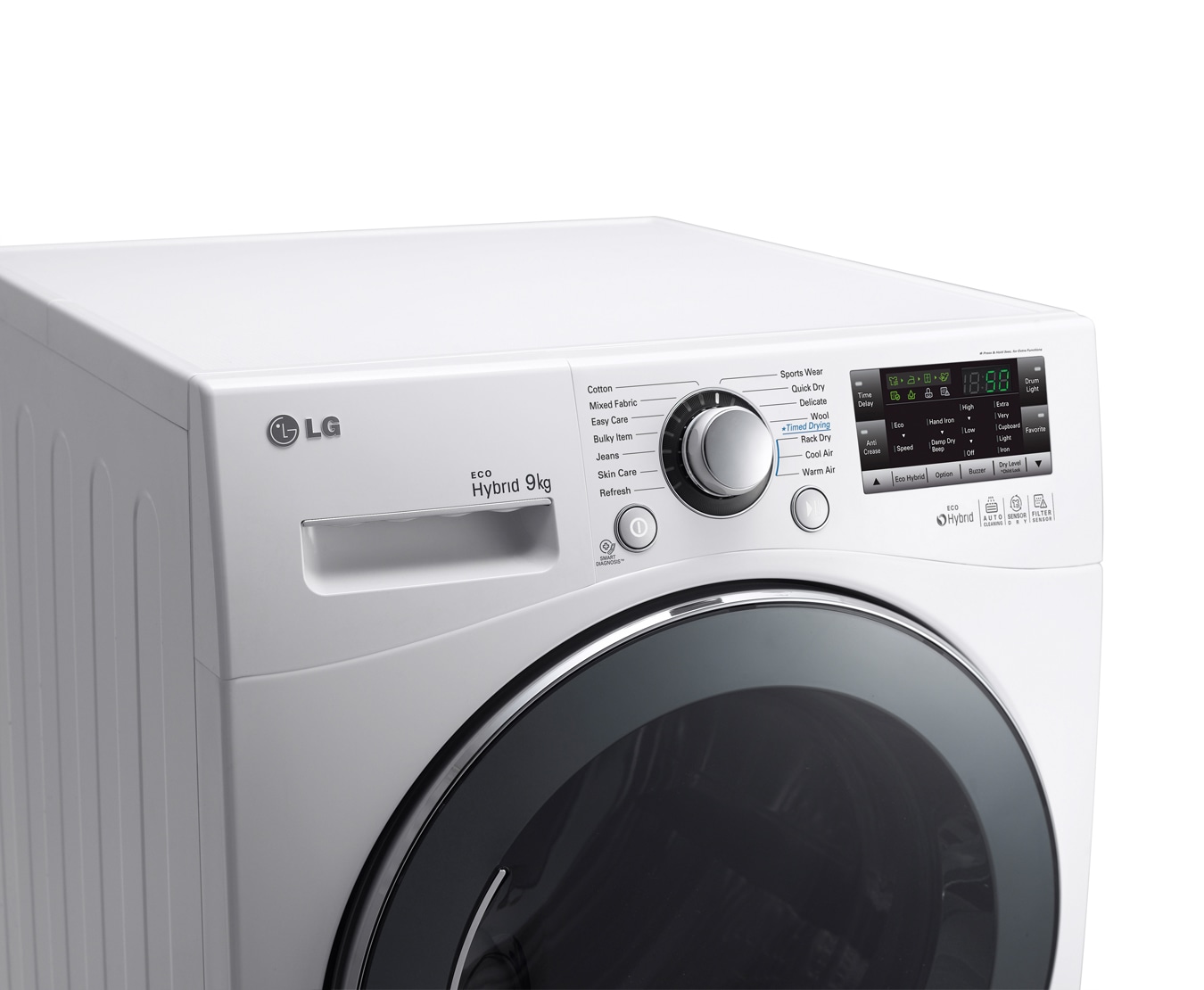 LG 9-KG ECO HYBRID TØRRETUMBLER VARMEPUMPETEKNOLOGI, RC9055AP3Z