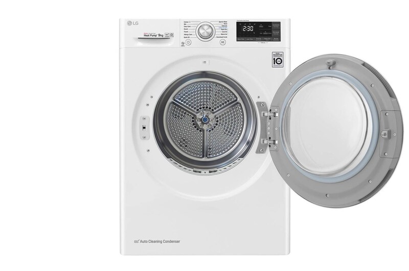 LG 9-kg DUAL Inverter Heat Pump™ -tørretumbler med ™ Eco Hybrid™ og Varmepumpe Teknologi, RC9DN9029