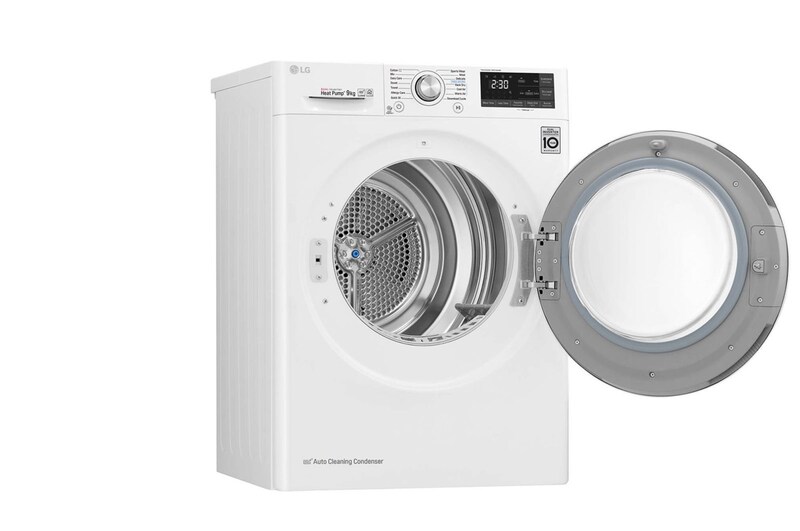 LG 9-kg DUAL Inverter Heat Pump™ -tørretumbler med ™ Eco Hybrid™ og Varmepumpe Teknologi, RC9DN9029