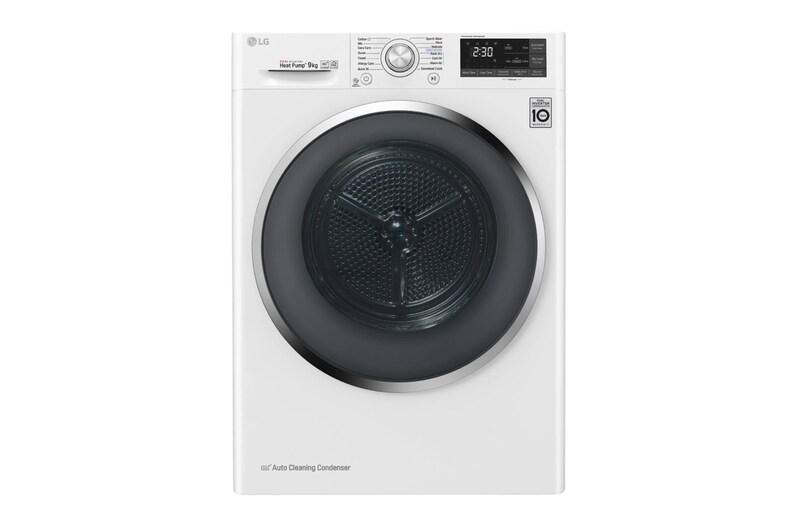 LG 9-kg DUAL Inverter Heat Pump™ -tørretumbler med ™ Eco Hybrid™ og Varmepumpe Teknologi, RC9DN9029