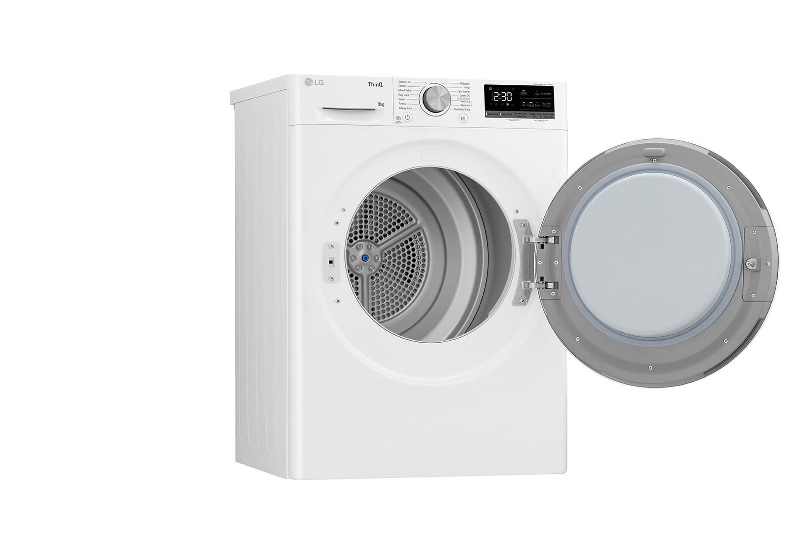 LG 8-kg DUAL Inverter Heat Pump™ -tørretumbler med ™ Eco Hybrid™ og Varmepumpe Teknologi, RH80V5AV0N