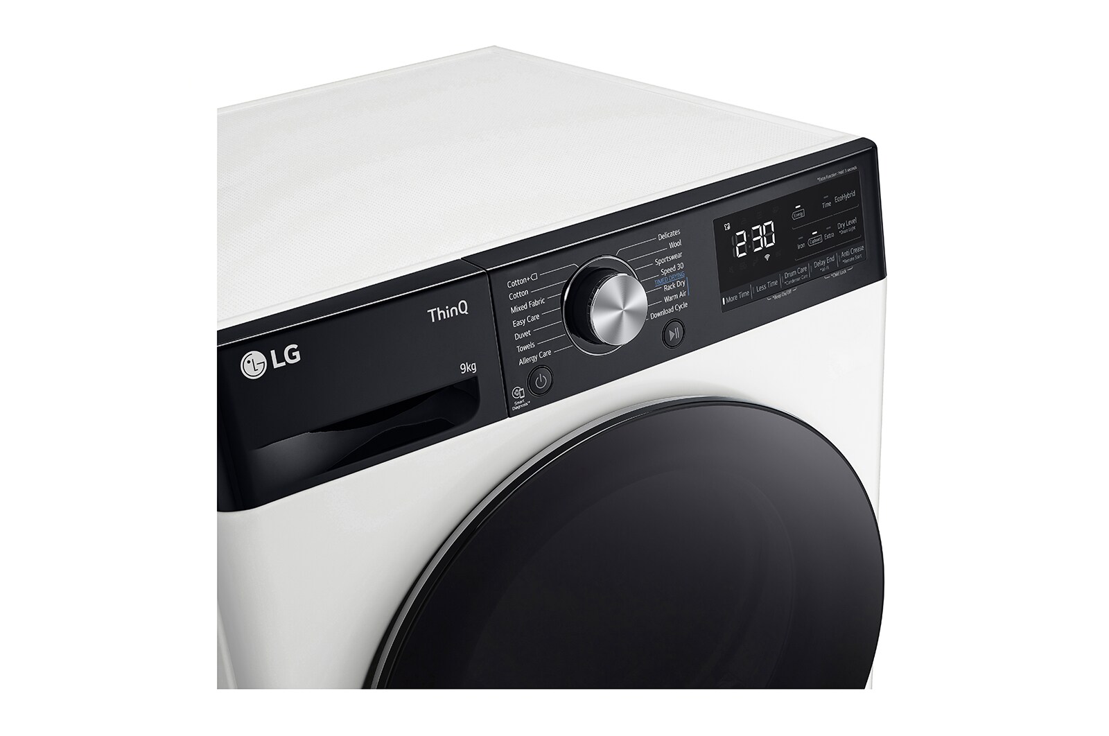 LG 9-kg DUAL Inverter Heat Pump™ -tørretumbler med™ Eco Hybrid™ og Varmepumpe Teknologi, RV9DN9029B