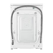 LG 9 kg / 6 kg Kombineret vaskemaskine/tørretumbler(Hvid) - Steam, Energiklasse E, TurboWash™, AI DD™, Smart Diagnosis™ med Wi-Fi, W4DV709H1W