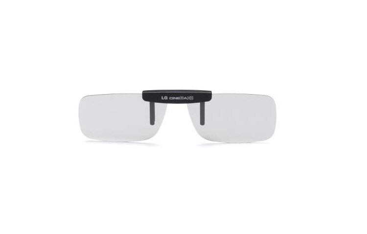 Visning forfra af Passive 3D-briller Clip-on AG-F320