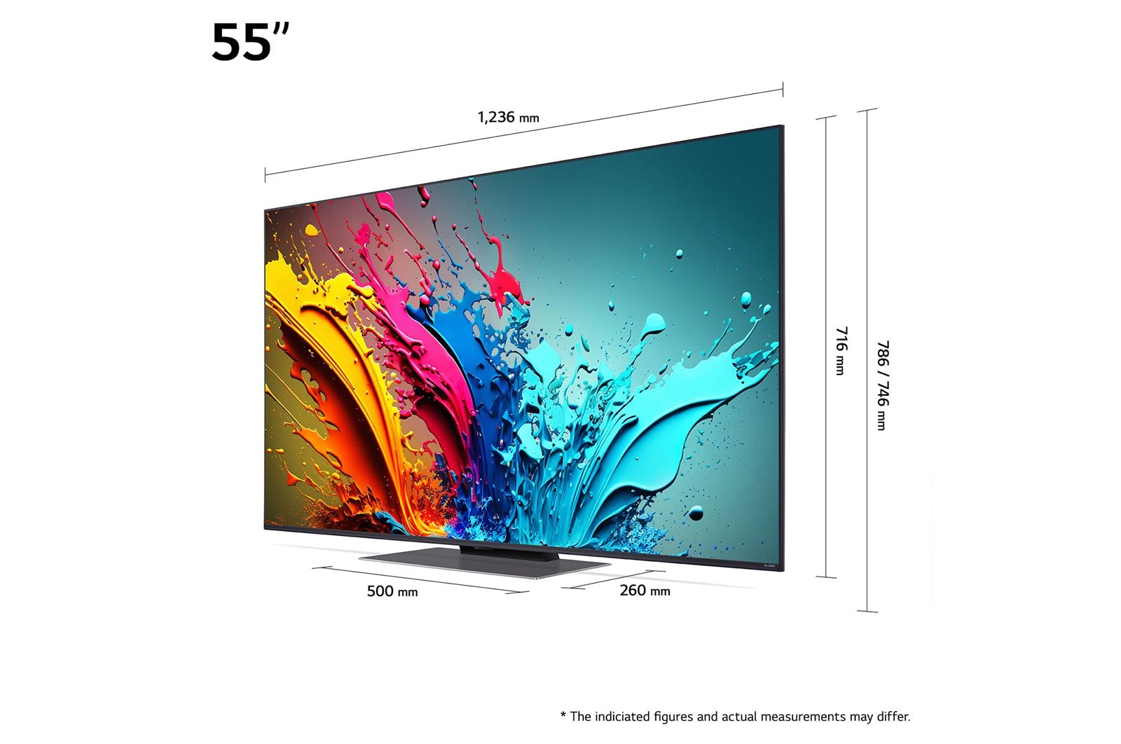 LG 55" QNED AI 87 - 4K Smart TV (2024), 55QNED87T6B